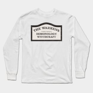 The Conjuring - The Warrens Sign Long Sleeve T-Shirt